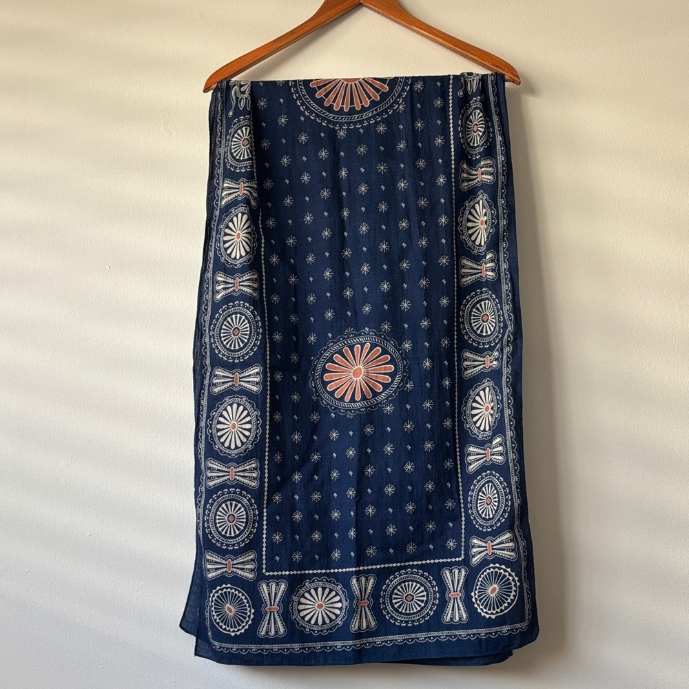 RRL Indigo Long Scarf